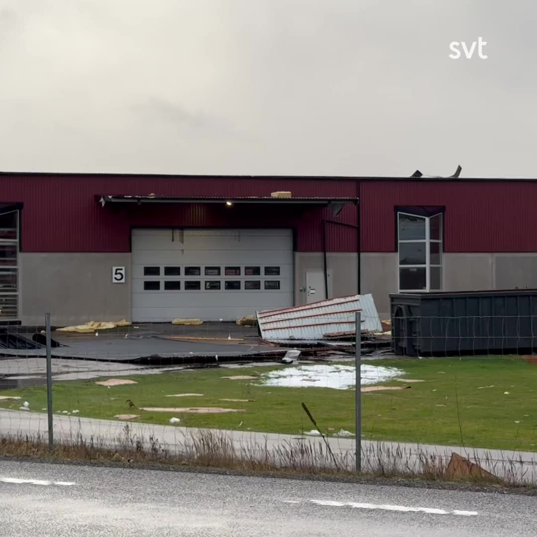 Tak blåste av i Frillesås